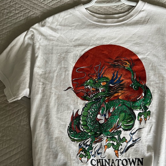 Brandy Melville, J. Gault - Graphic Print Tee, Dragon - US OS - Picture 3 of 8